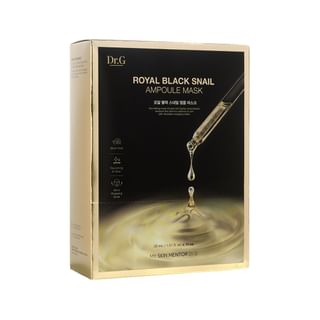 Dr.G Royal Black Snail Ampoule Mask Set - Anti-Aging Mask