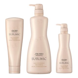 Tratamiento intenso acuático Shiseido Profesional para cabello débil dañado, recarga de 450 g