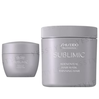 Máscara capilar Shiseido Profesional Sublimic Adeno Vital para cabello fino, 200g