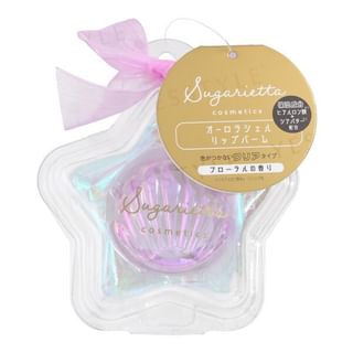 SHOBIDO Lip Balm, Purple Floral