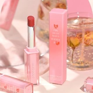 Lápiz labial espejo rosa GOGO TALES - #901 Oolong Lluvia, 1,9 g