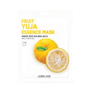 Masque Essentiel de Fruits LEBELAGE - 12 Types (Yuja)