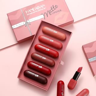 Set de 6 barras de labios en mousse mate HANDAIYAN (3g x 6)