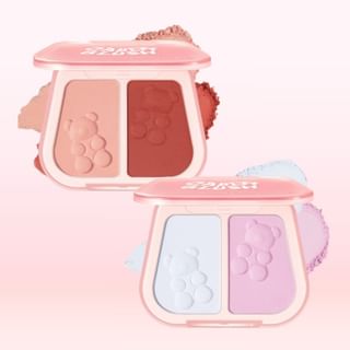 FOCALLURE Dual Color Blush (4-5) - Luminescent Bicolour Blush