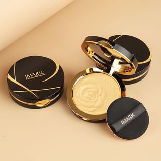 Polvo compacto para fijar el maquillaje IMAGIC - Bronce, 5 tonos #1385 - 13,5g
