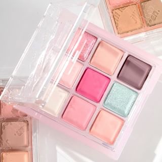 Paleta de sombra de ojos JILL LEEN 9 colores Chocolate - Guava Heartbeat #CC06 - 9g