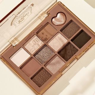 Palette de fards à paupières JILL LEEN - Teinte brumeuse marron
