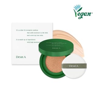 Cushion de maquillaje Dear.A Slim Fit Radiante, 2 colores