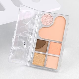 Paleta de sombras de ojos Gege Bear 6 tonos #01 Estado de albaricoque