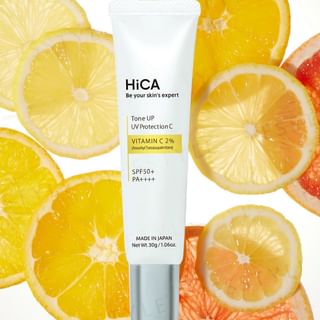 Protector solar HiCA Tone Up C Vitamina C 2% SPF 50+ PA++++