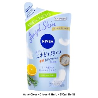 Jabón corporal Nivea Japón Angel Piel - Clarificante de Acné con Cítricos y Hierbas, 350 ml