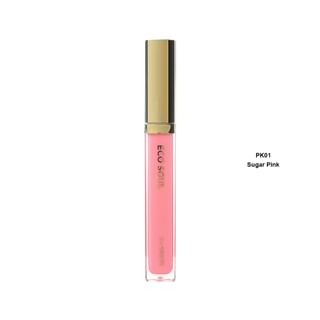 Brillo labial The Saem Eco Soul Shine - Versión 2024 - #PK01 Rosa Azúcar