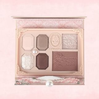 Paleta de maquillaje occidental con relieve de perlas COLORROSE, Té de albaricoque (CR721) - 11g