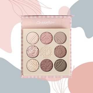 Cheerflor - Farley Garden Magic Circle Eye Shadow (CFR968 Morandi Pink) - Eyeshadow Palette