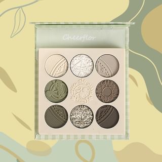 Cheerflor - Forest Moss Garden Magic Circle Eyeshadow Palette
