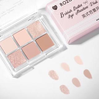 Paleta de sombras ROZO - 6 colores British Ballet