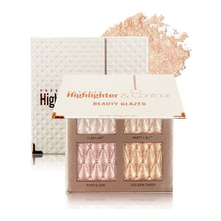 Paleta iluminadora de perlas en 4 colores Beauty Glazed (4 x 4,5g)