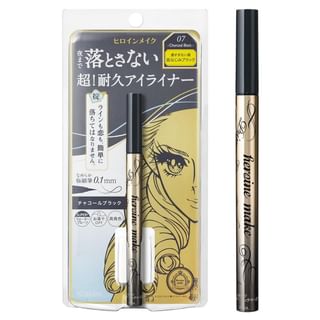 Lápiz de cejas líquido ISEHAN Kiss Me Heroine Make Prime, rico y a prueba de agua - 07 Carbón Negro