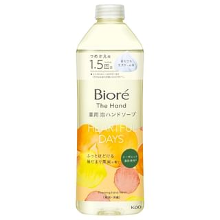 Gel lavant mains parfumé Kao Biore - Collection Heartful Days - Réfill 340 ml