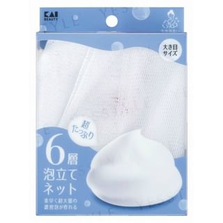 KAI Super Rich Lather 6-Layer Net, 1 pc