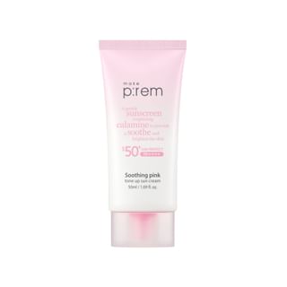 Crema solar tonificante rosa calmante make p:rem