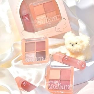 Set de paleta de sombras y brillo labial GOGO TALES, #G01 - 2 unidades