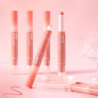 Stylo maquillage MANSLY double extrémité œil et joues, 6 couleurs - 03# Rouge Fingertip, 1.1g