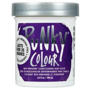 Tinte de cabello condicionado semi-permanente Punky Colour Plum, 100 ml