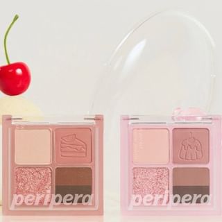 Paleta de sombras para ojos Peripera Soda Café Collection - Paleta de 4 colores