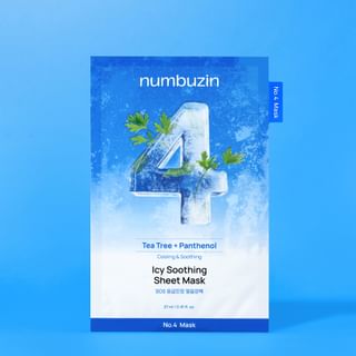 Numbuzin SOS Icy Soothing Sheet Mask (Size: 4, Color: N/A, Capacity: 1 sheet)