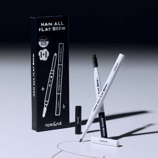 Ensemble Romand Han All Flat Brow INAPSQUARE Édition 1+1 - Duo de Crayons à Sourcils Plates