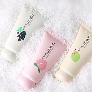 Crema hidratante WODWOD - Fresa silvestre del amanecer, Bosque de pino tranquilo y Dulce corazón de melocotón