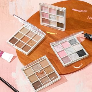 Paleta de sombras de ojos MENOW Dream Play 9 colores, Tono Tierra #01 (9g)