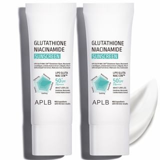 Set de crema solar APLB con glutatión y nicotinamida - Duo de cremas solares