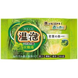 EARTH Carbonated Bath Bomb - Young Leaves Forest, 45g