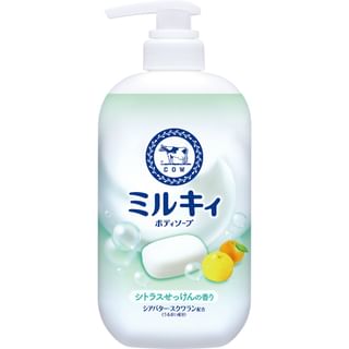 Jabón corporal de marca Vaca - Aroma cítrico suave - 500 ml