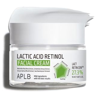 Crème faciale à l'acide lactique et au rétinol APLB