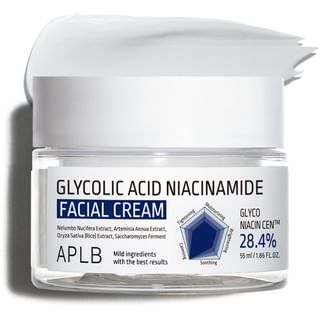 Crème visage APLB à l'acide glycolique et à la niacynamide
