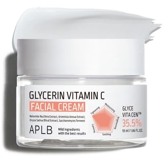 Crema facial con glicerina y vitamina C de APLB - Concentración del 35,5%