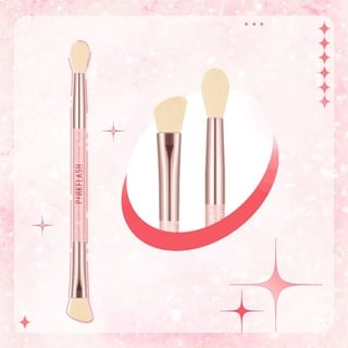 Set de brochas de doble punta PINKFLASH para ojos y contorneado