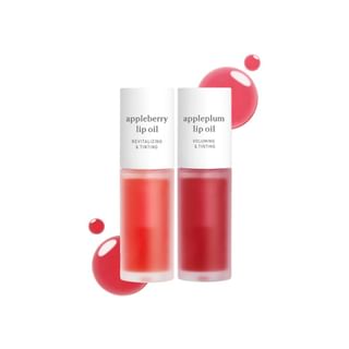 Set de aceites labiales Nooni Appleberry y Appleplum