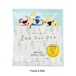 Baño en polvo Charley Goo Suu Pea - Bosque y Menta, 50g