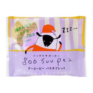 Tabla de baño con bicarbonato de sodio CHARLEY Lavanda y Naranja - 40g