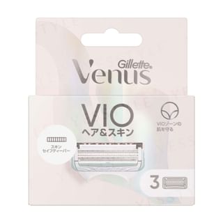 Refill de lame Gillette Japon Venus VIO pour rasoir corporel (3 pièces)