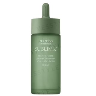 Huile de relaxation du cuir chevelu et du corps Shiseido Professional Fente Forte, 48 ml