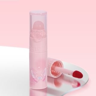 Brillo labial VEECCI de punta doble - 6 colores #Candied Strawberry (2.5g)