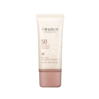 Fundación de piel desnuda FRUDIA Protector solar, 40g