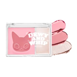 BLACK ROUGE Dewy Whip Cheeks and Beam - 3 Colors (DW03 Tangerine)