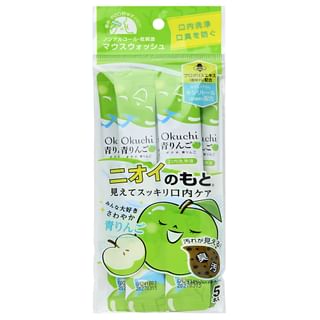 Enjuague bucal Okuchi Green Apple 11ml x 5