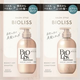 Ensemble d'essai shampoing et après-shampoing Kose Bioliss Pure Retouch